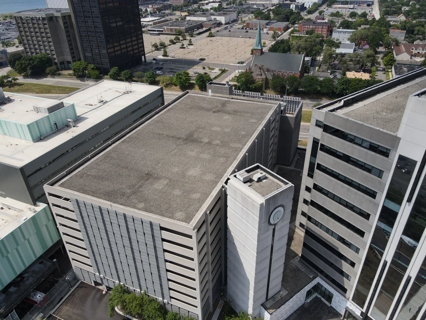 Michigan Ave parking garage restoration
